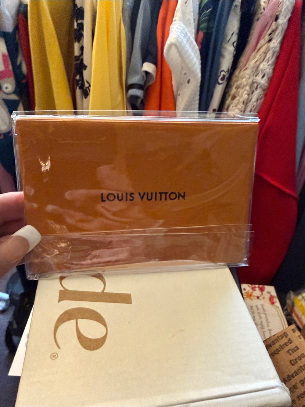 Louis Vuitton Orange Card Holder Sleeve